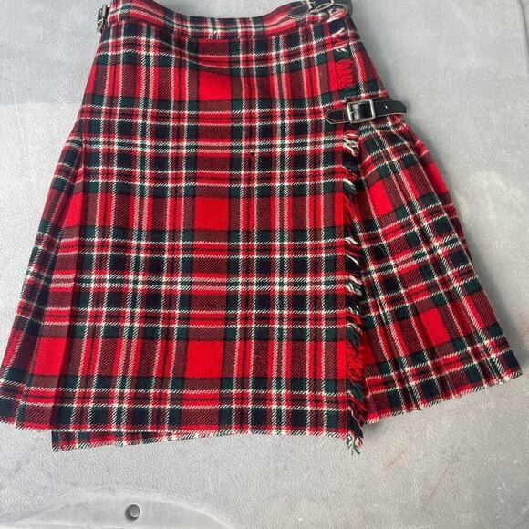 GLENCONNER Morrison Vintage Merino Wool Girls Kilt - Picture 13 of 14